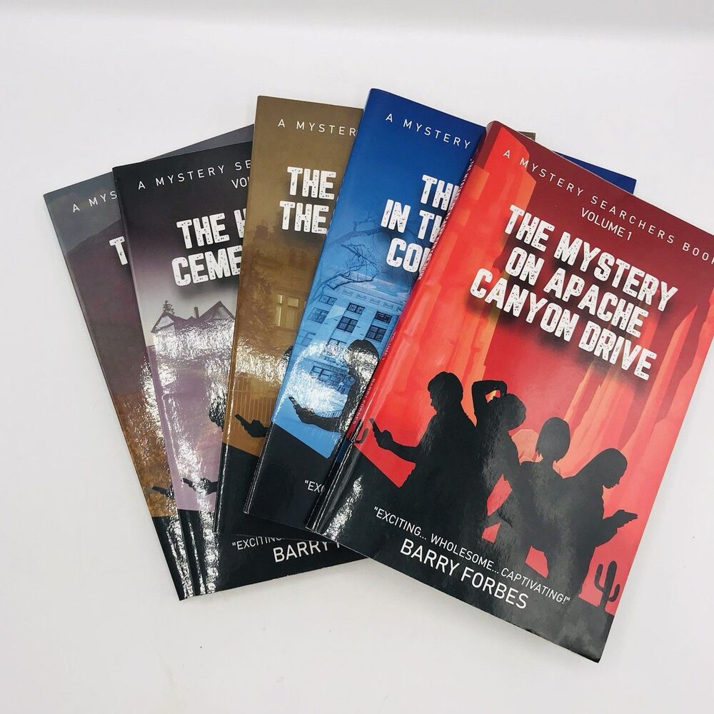 A Mystery Searchers Book Lot 1, 2, 3, 4, 5, by Barry Forbes VERY GOOD SET